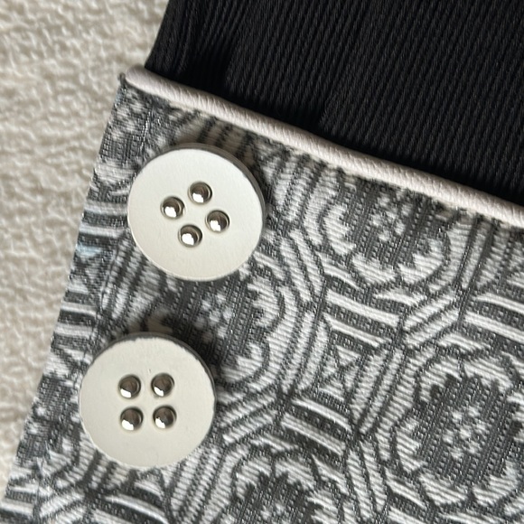 Nuvula black contrast fabric shirt blouse - Picture 11 of 14